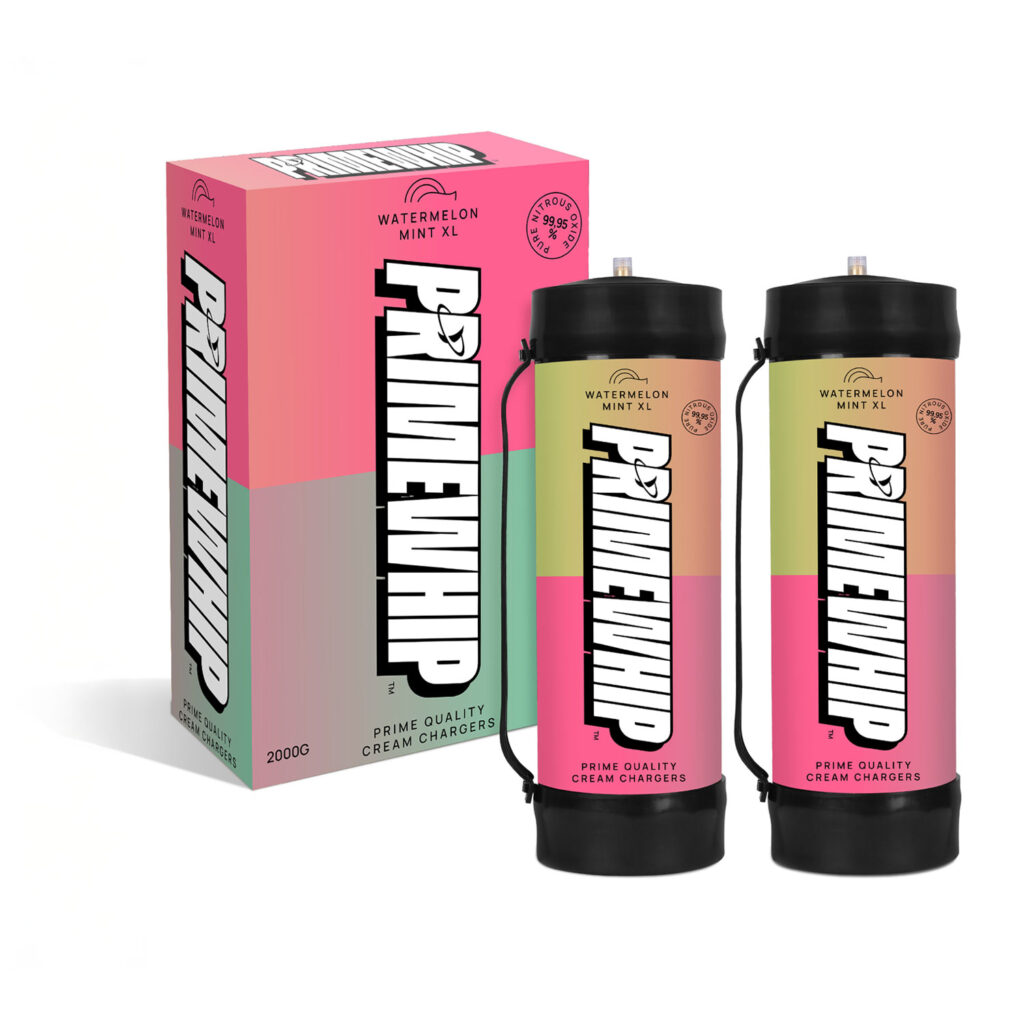 Watermelon Mint flavored Cream Charger