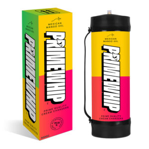 PrimeWhip Food-Grade Cream Charger - XXL 3000G Mexican Mango