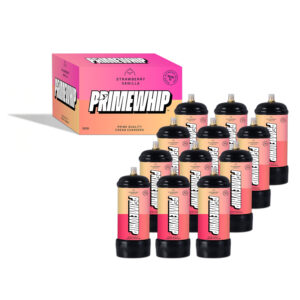 PrimeWhip Food-Grade Cream Charger - 320G Strawberry Vanilla