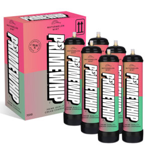 PrimeWhip Food-Grade Cream Charger - 700G Watermelon Mint